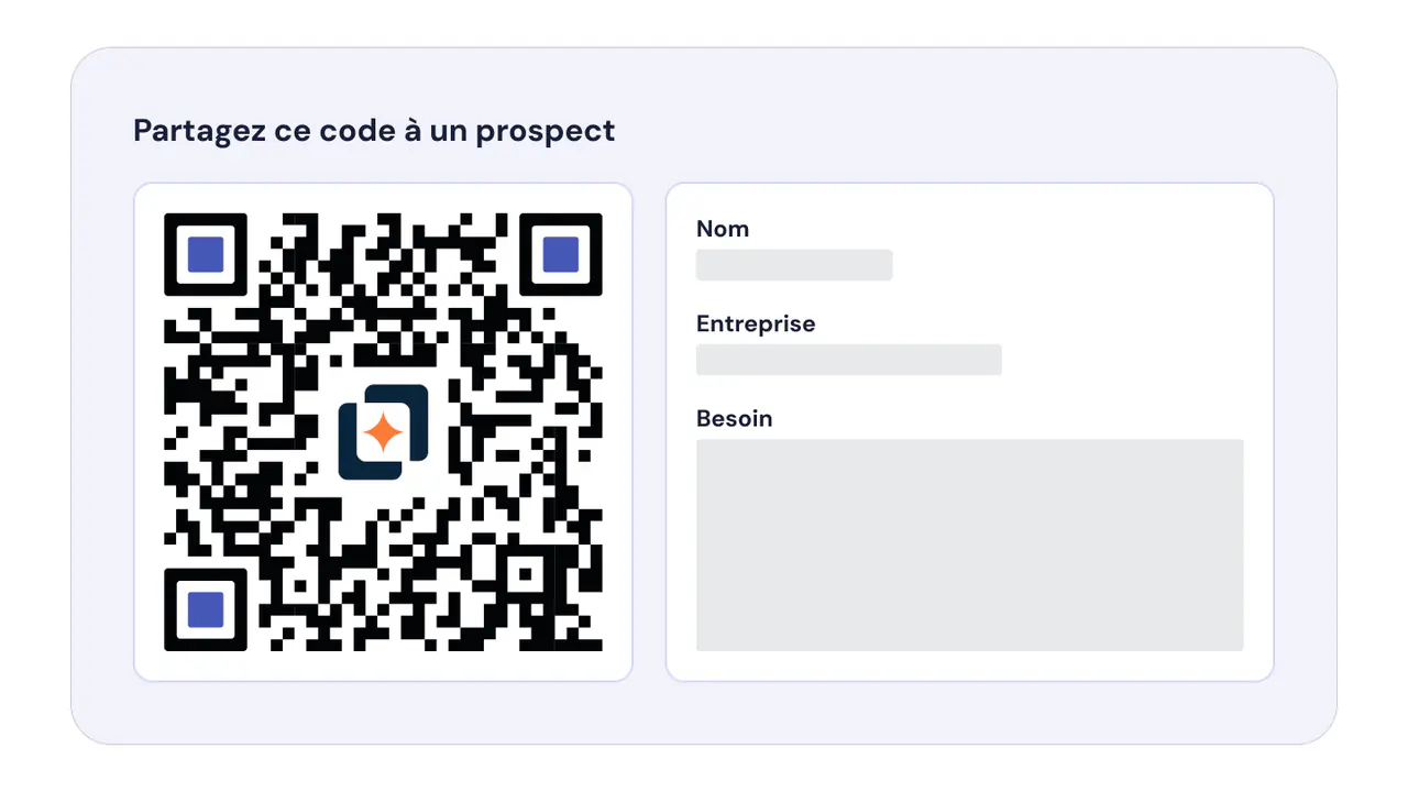 Acquisition de prospects via QR code